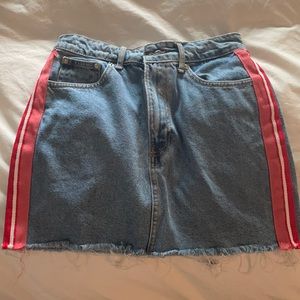Zara mini denim skirt